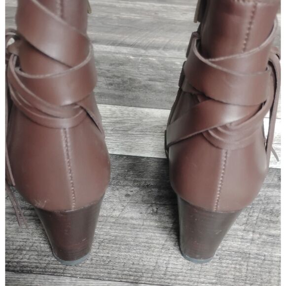 Sundance /Italy Women's Size 40/US Size 8 Ankle Leather Boots NWOT - Picture 5 of 9